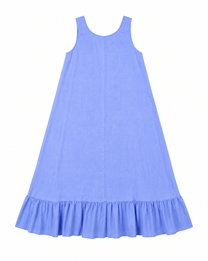 Adele linen Maxi Dress