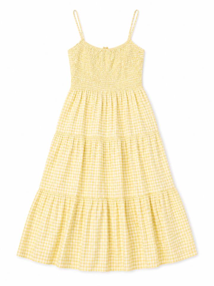 Calla Smocked Midi dress