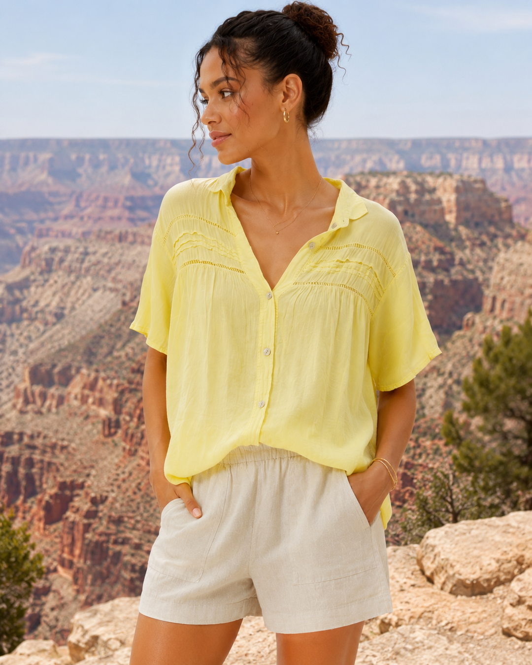 Krista Lightweight Cotton Blouse