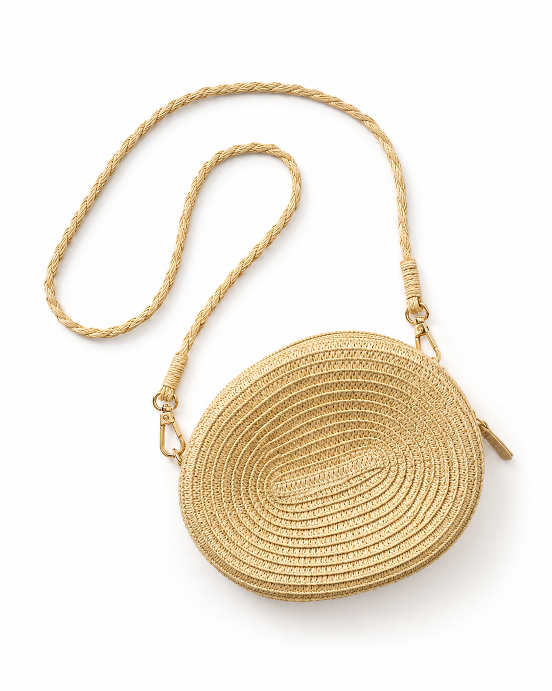 Alice Straw Crossbody Bag