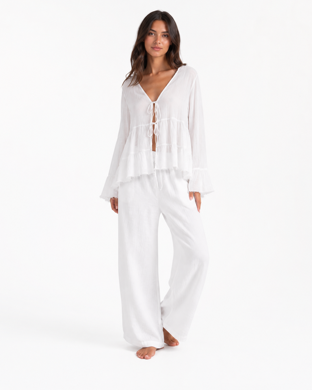 Elise Light Cotton Blouse