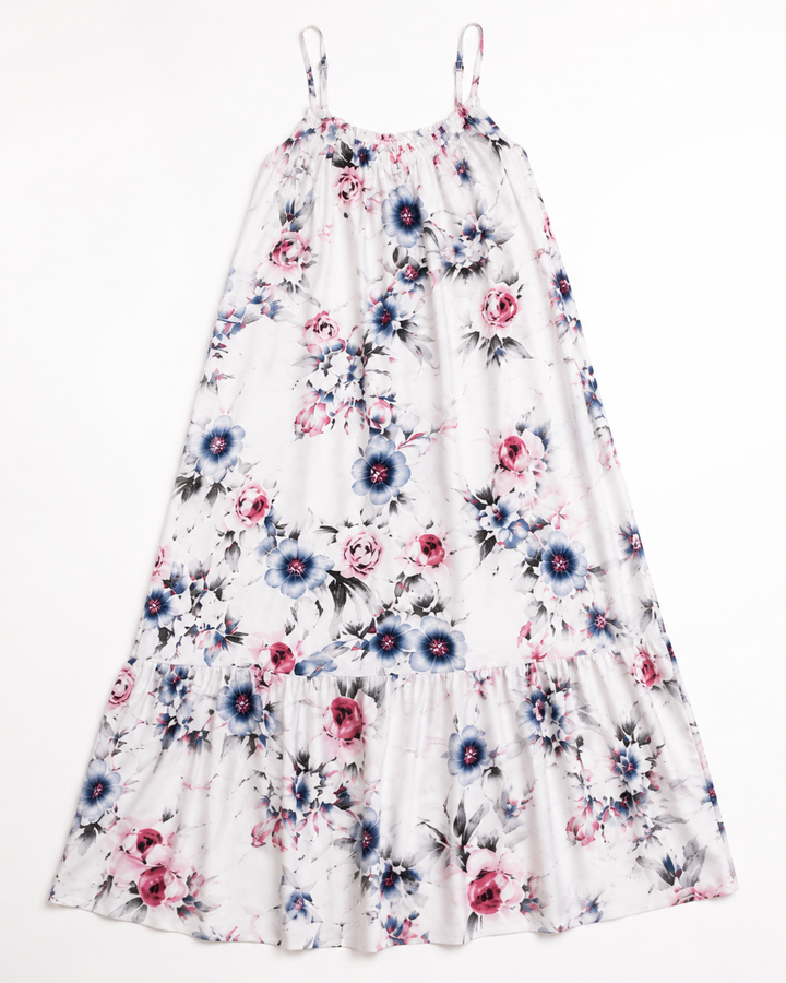 Rosalie Watercolor Floral Maxi Dress