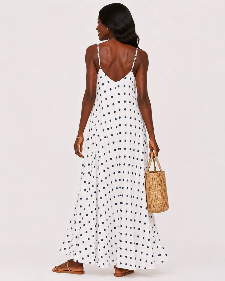 Monaco Polka Dot Maxi Dress