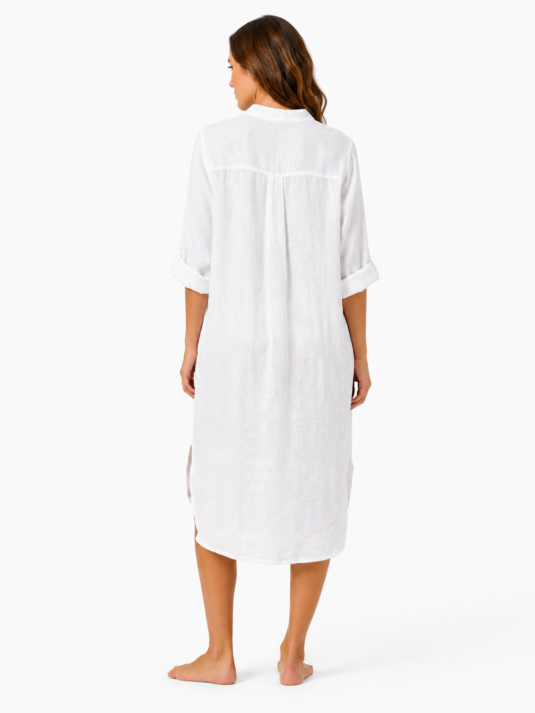 Hannah Button Down Shirt Dress