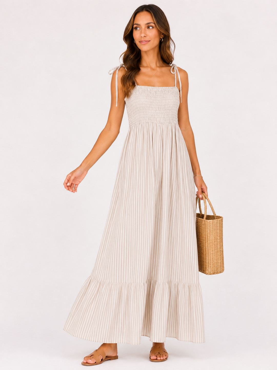 Kenzie Stripe Maxi Dress