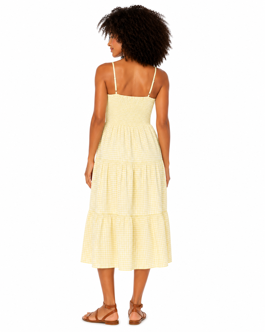 Calla Smocked Midi dress