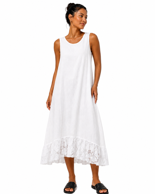 Dakota Lace Trim Dress