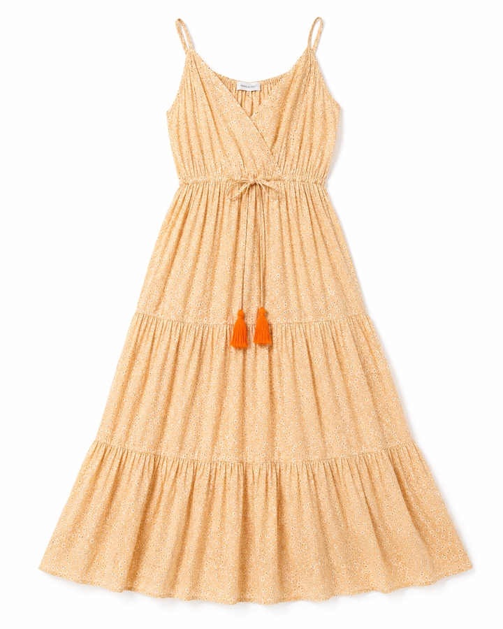 Camille Tassel V-Neck Dress