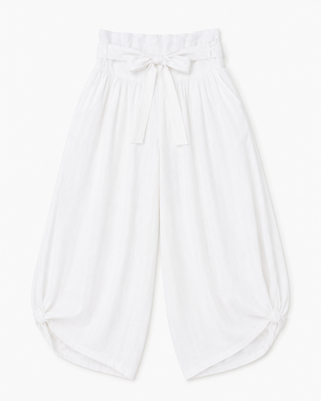 Ibiza High-Waisted Linen Pants