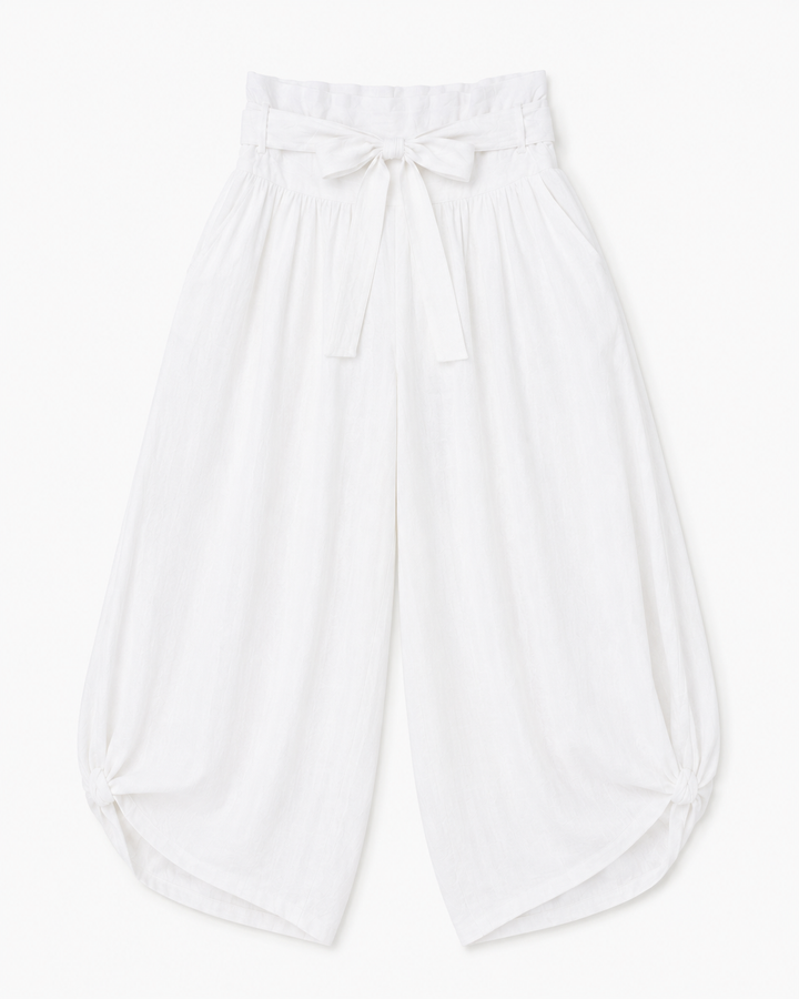 Ibiza High-Waisted Linen Pants