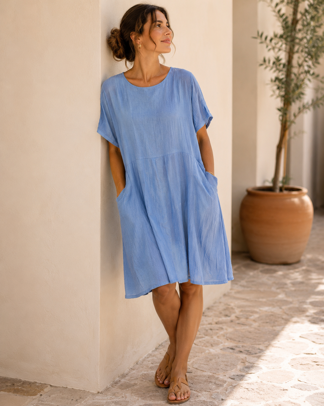 Luce Relaxed Pocket Dress