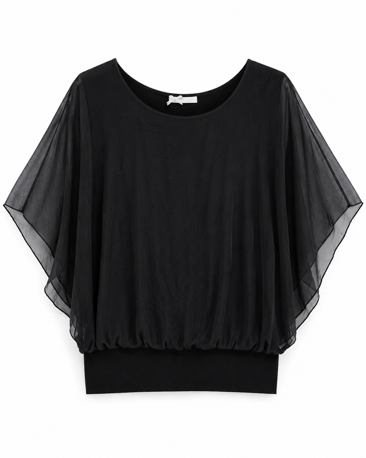 Hida Silk Waistband Top