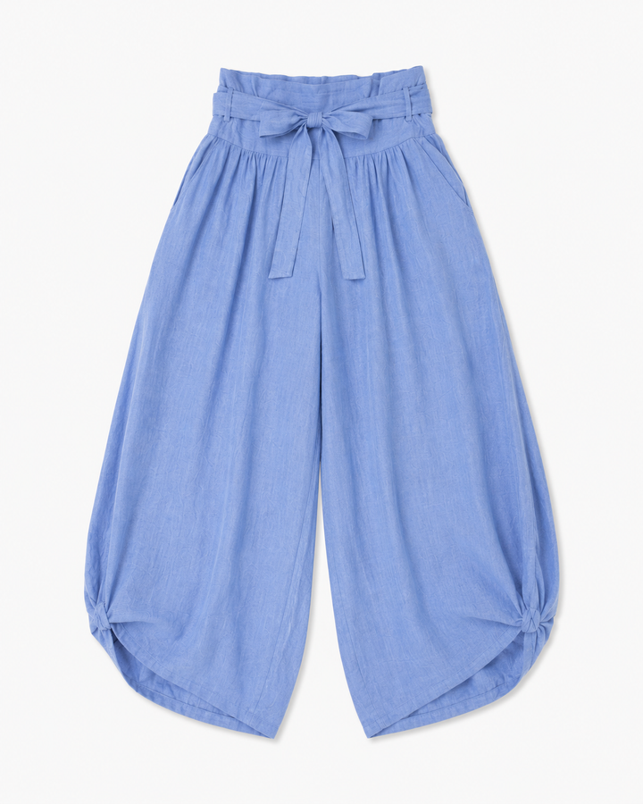 Ibiza High-Waisted Linen Pants