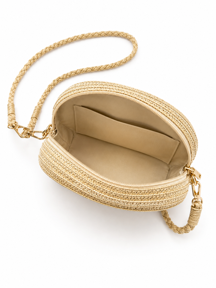 Alice Straw Crossbody Bag