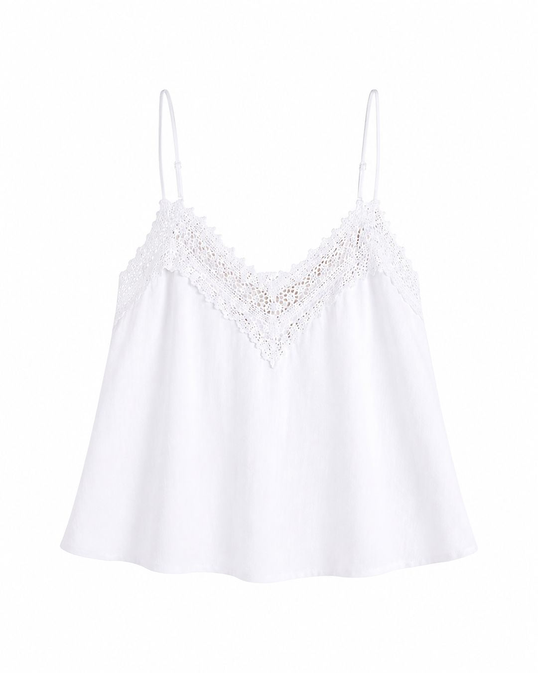 Aria Lace Trim Linen Cami