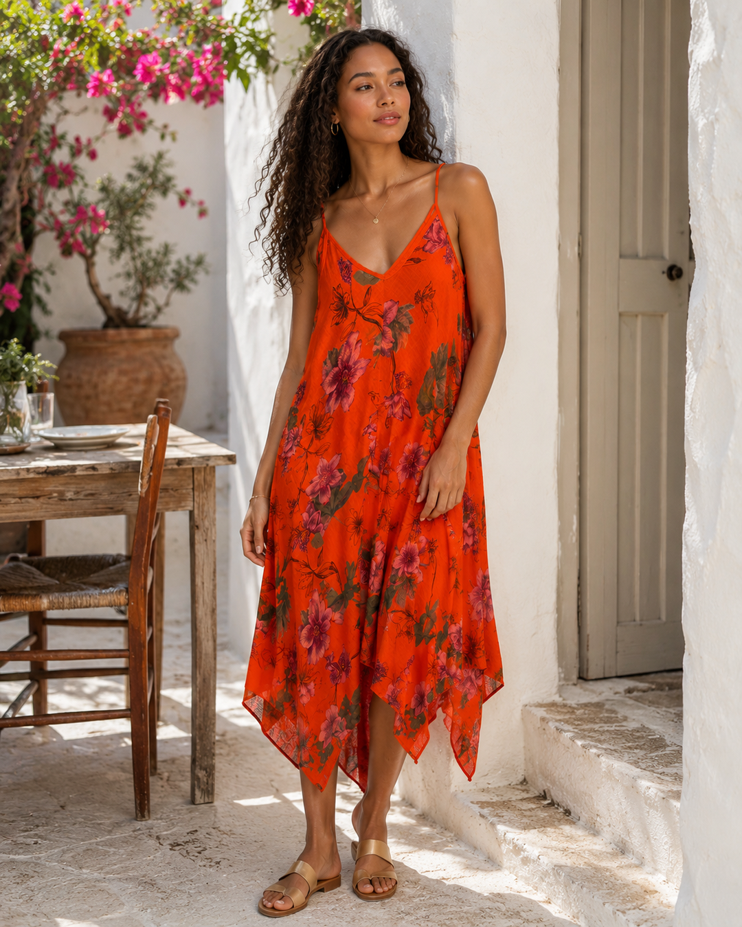 Mona Woven Floral dress