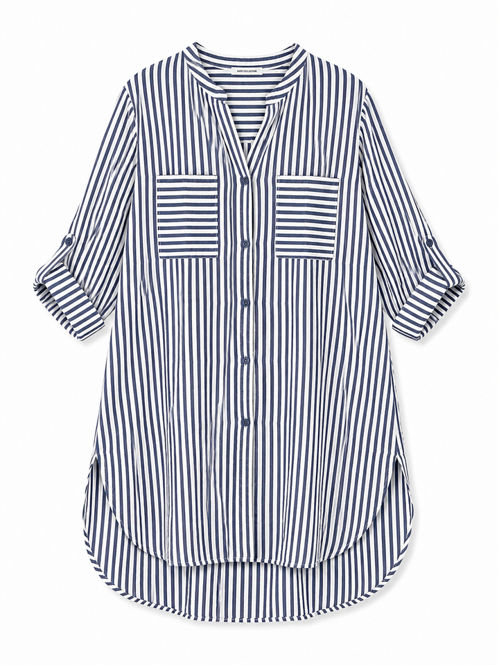 Maxine Striped Shirt Dress