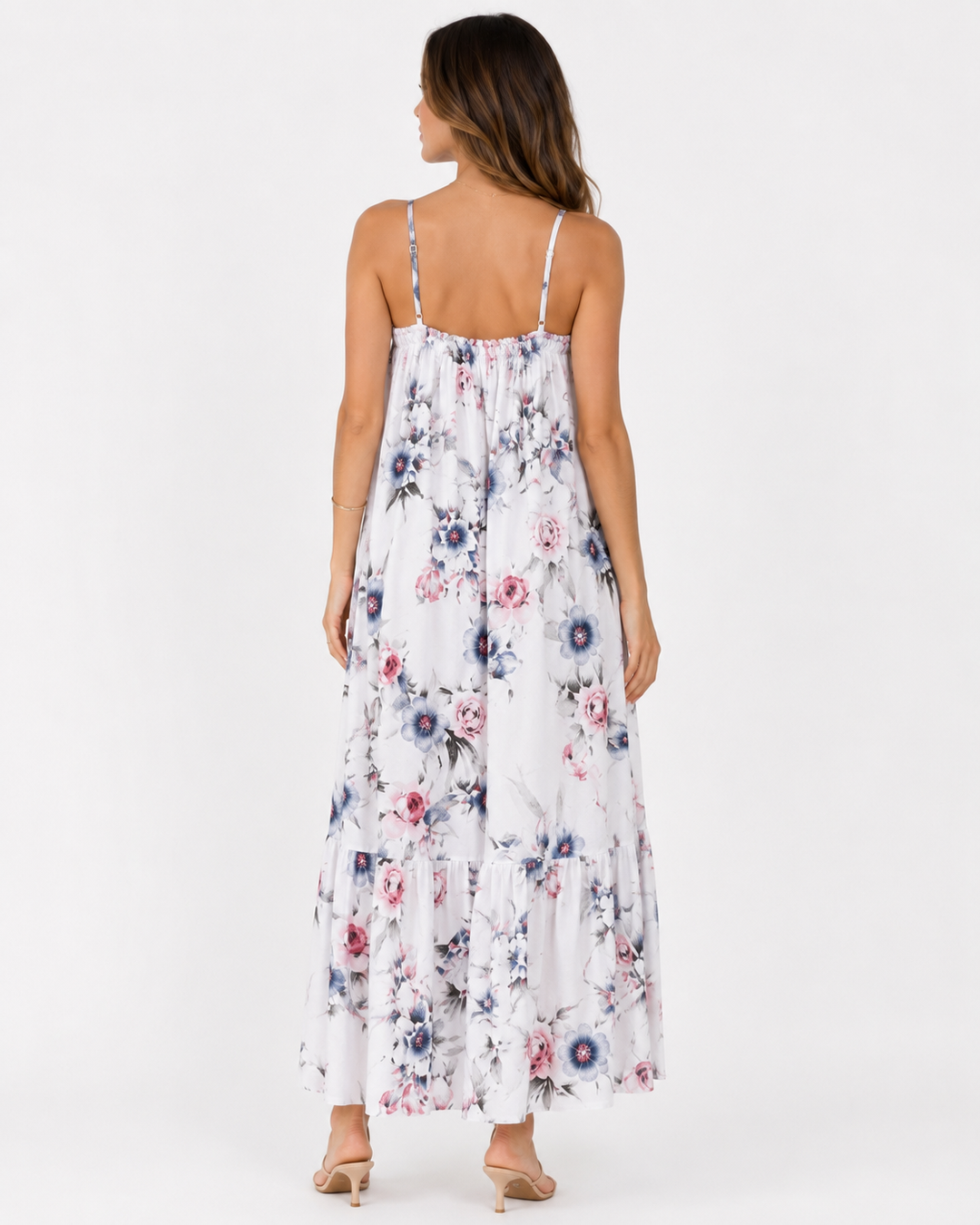 Rosalie Watercolor Floral Maxi Dress