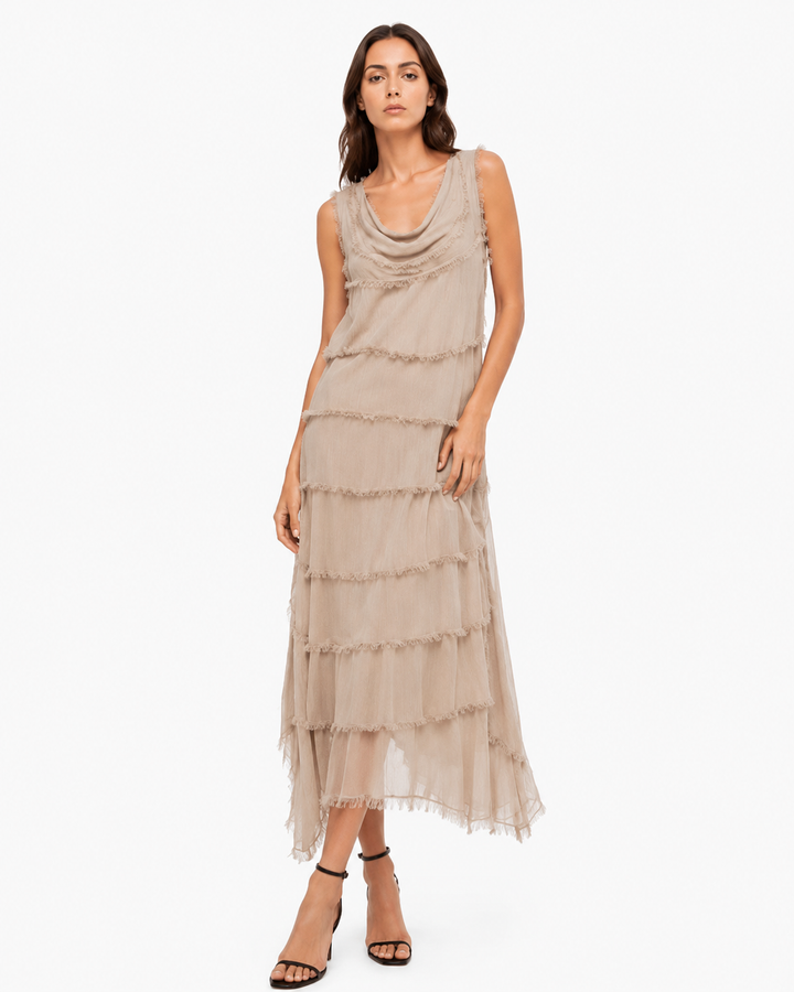 Sara Silk Layered dress