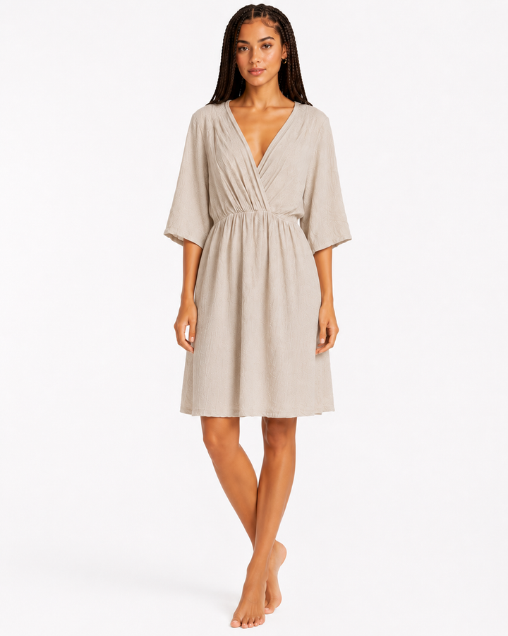 Amora Waffle Textured Dress