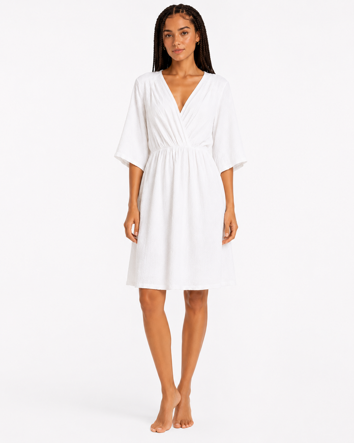 Amora Waffle Textured Dress