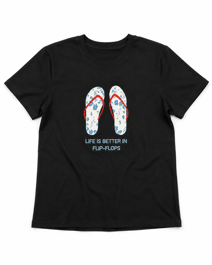 Coastal Flip Flop Graphic Tee