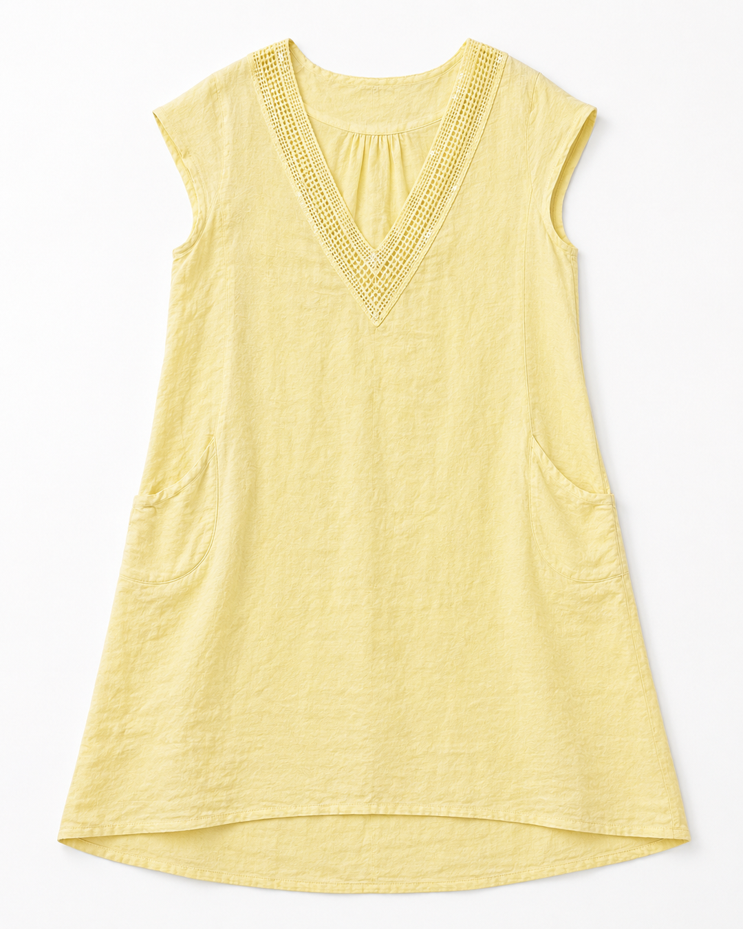 Celeste Embroidered Linen Dress