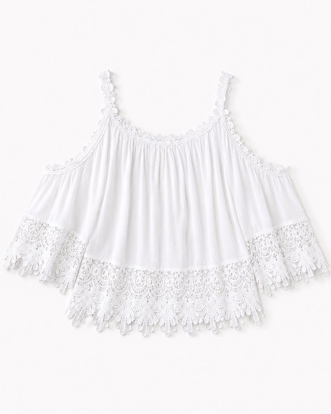Alessia Cold-Shoulder Lace Top