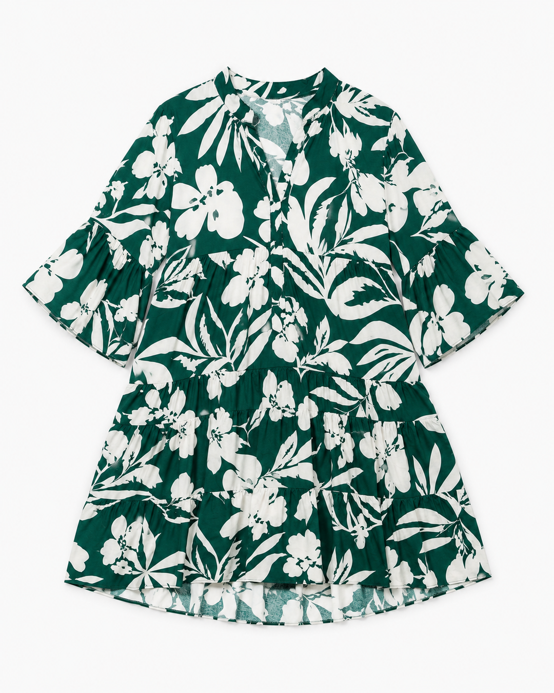 Kaia Tropical Tiered Dress