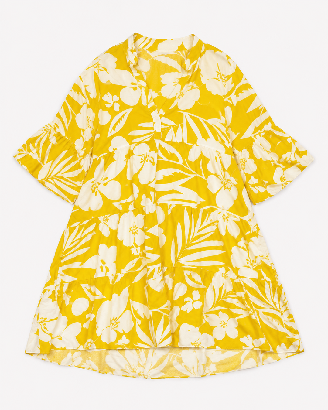 Kaia Tropical Tiered Dress