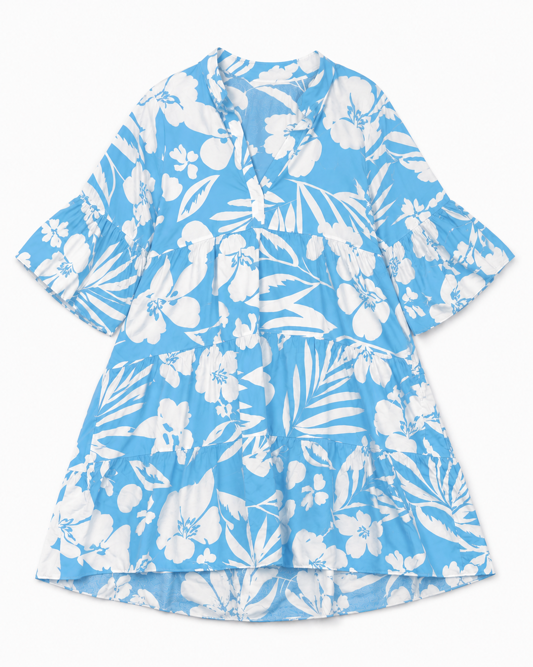 Kaia Tropical Tiered Dress