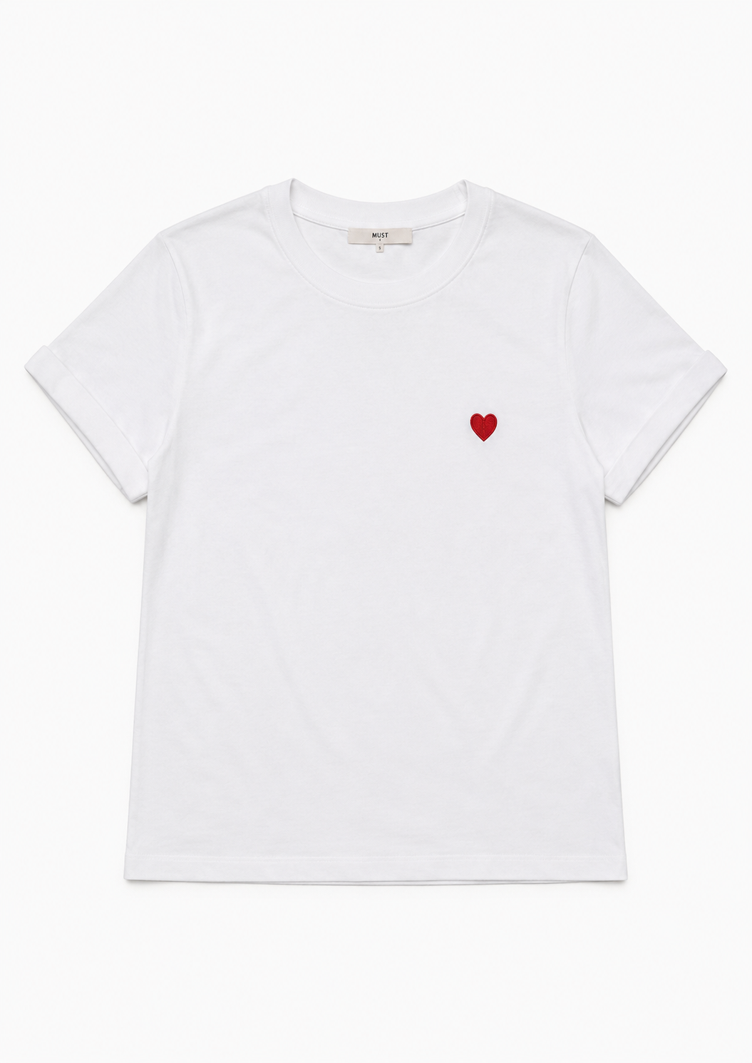 Maude White Heart Graphic Tee