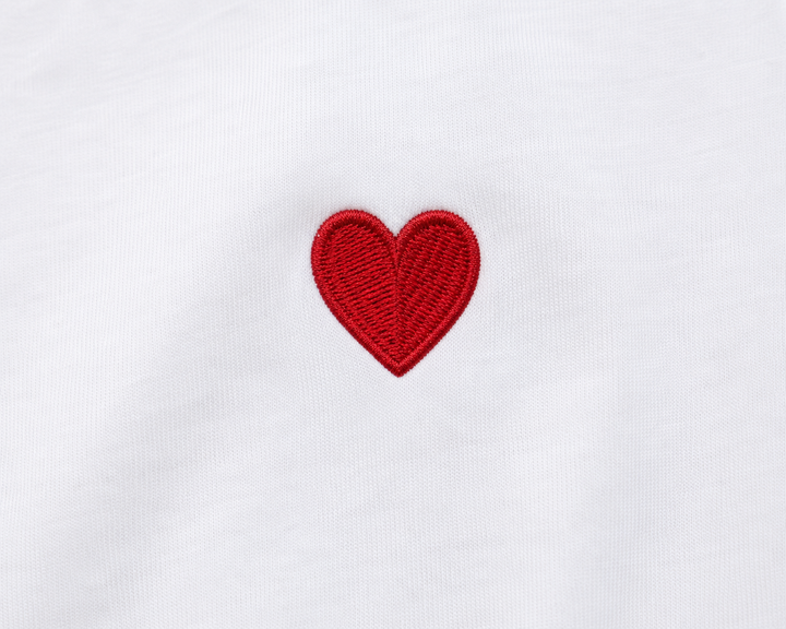 Maude White Heart Graphic Tee
