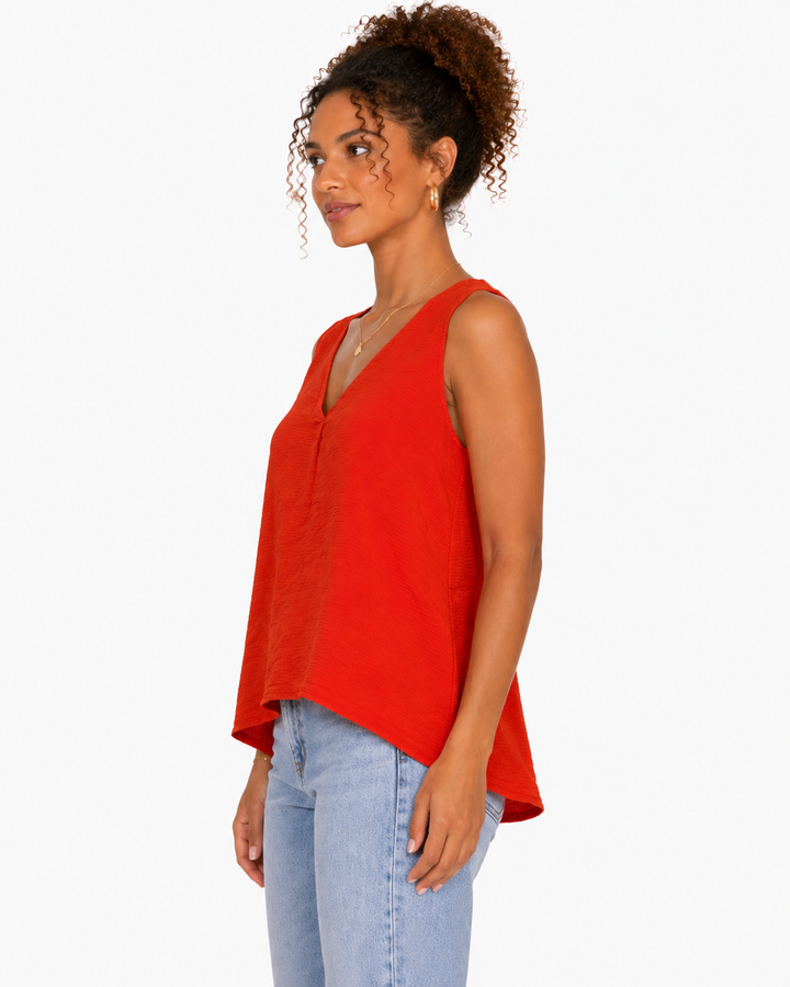 Emily Sleeveless Woven Top