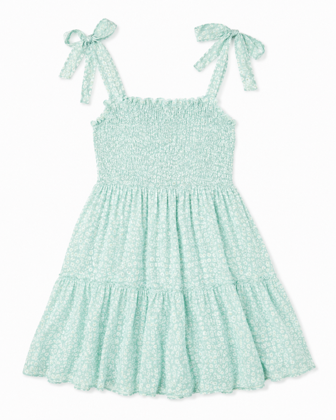 Ava Floral Tie-Strap Mini Dress