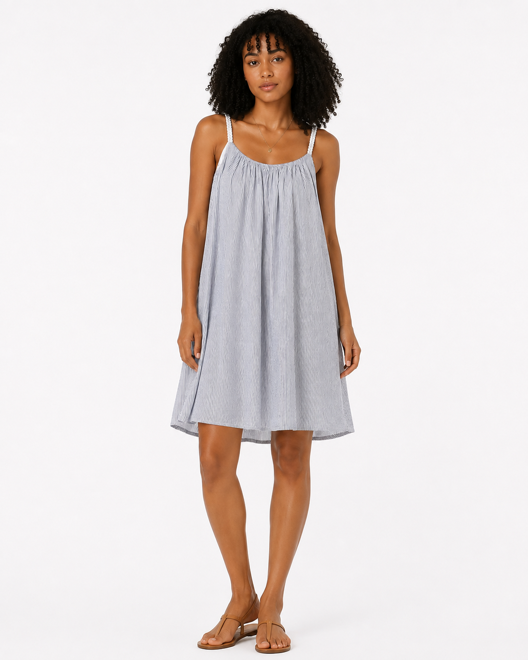Harper Braided Strap Mini Dress
