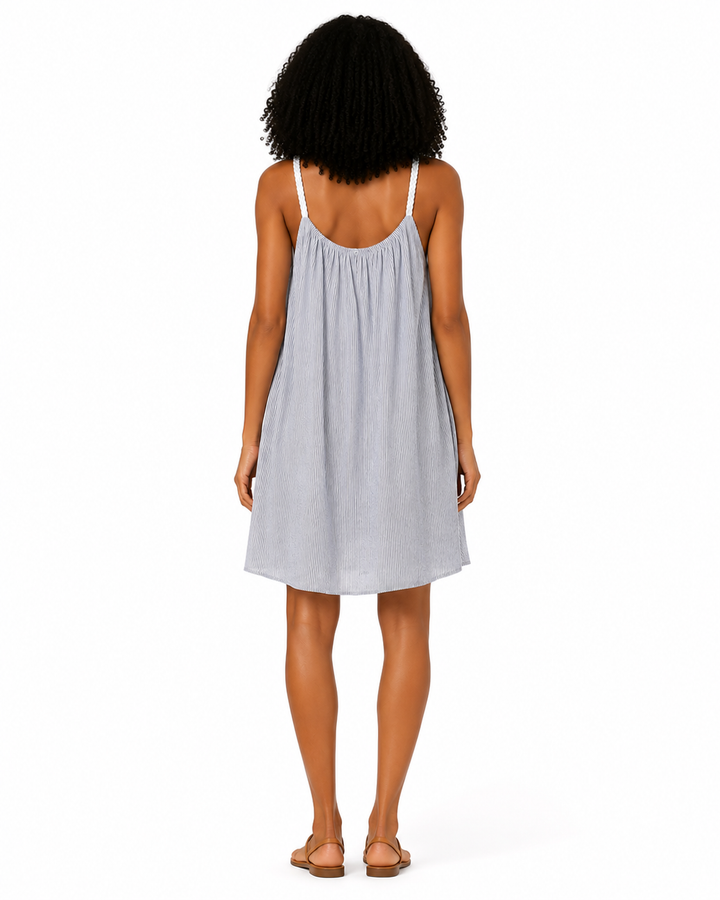 Harper Braided Strap Mini Dress