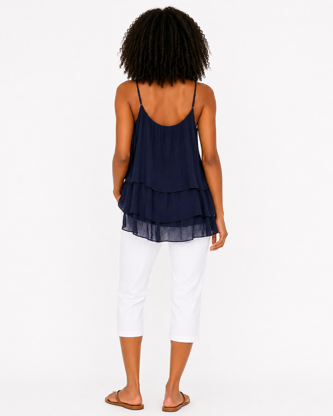 Abbas Silk Layered top