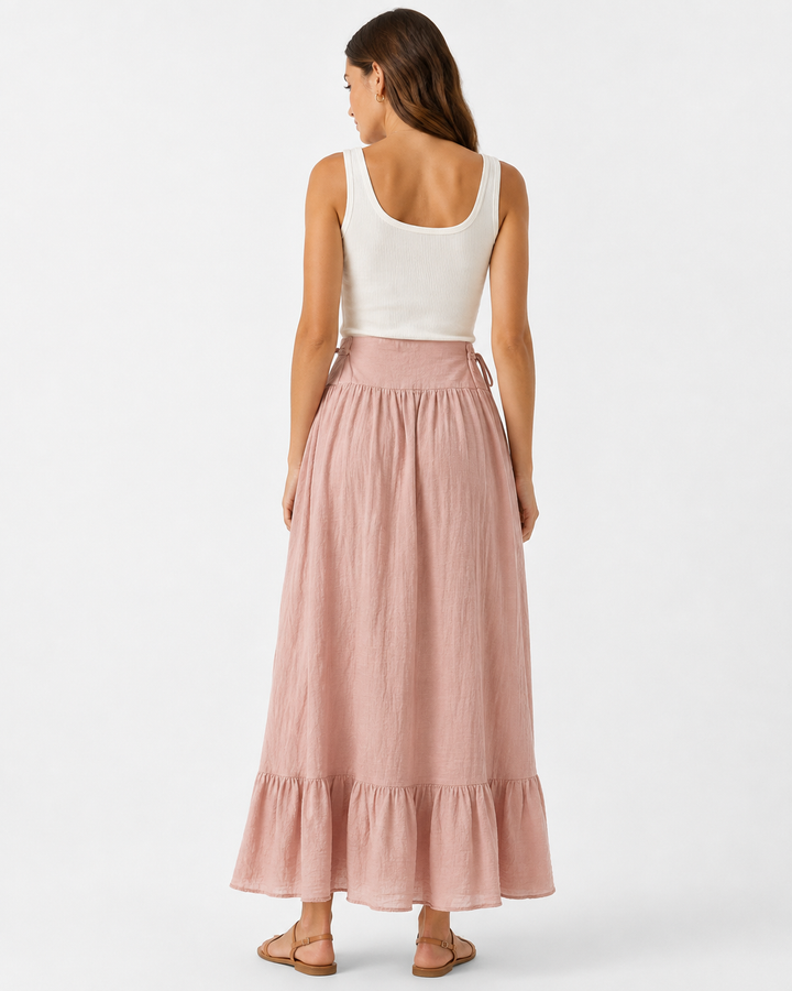 Lana Muslin Maxi Skirt