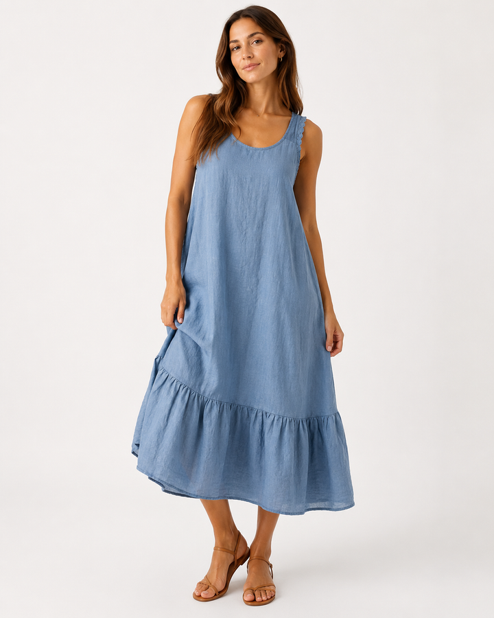 Pamela A-line Ruffle Dress
