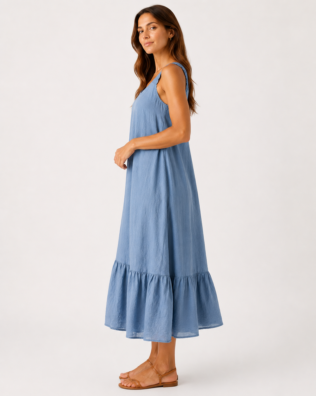 Pamela A-line Ruffle Dress