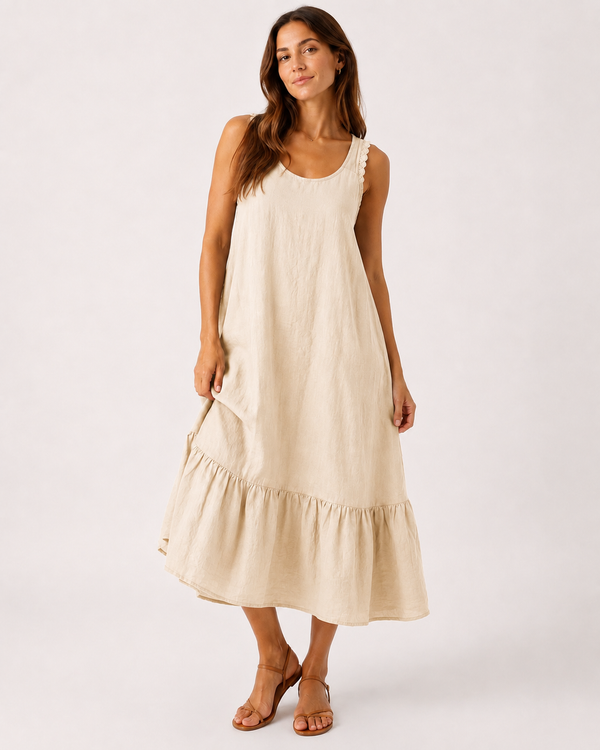 Pamela A-line Ruffle Dress
