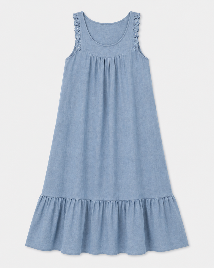 Pamela A-line Ruffle Dress
