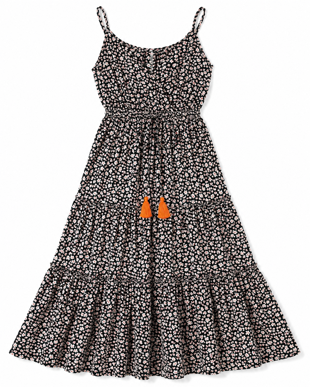 Camille Tassel V-Neck Dress