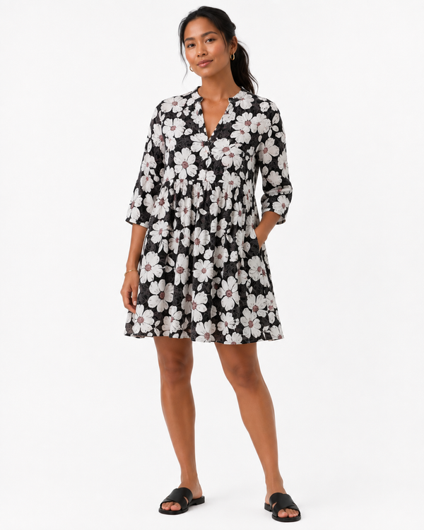 Evelyn Floral Mini Dress