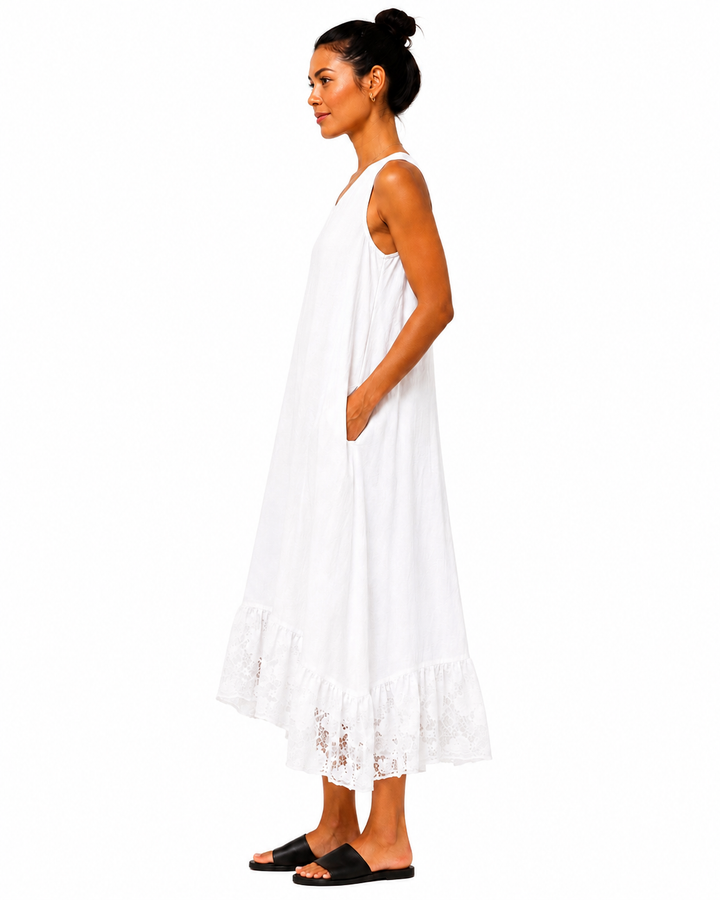 Dakota Lace Trim Dress
