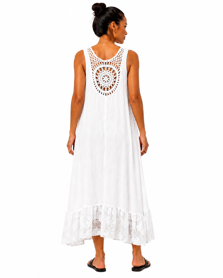 Dakota Lace Trim Dress