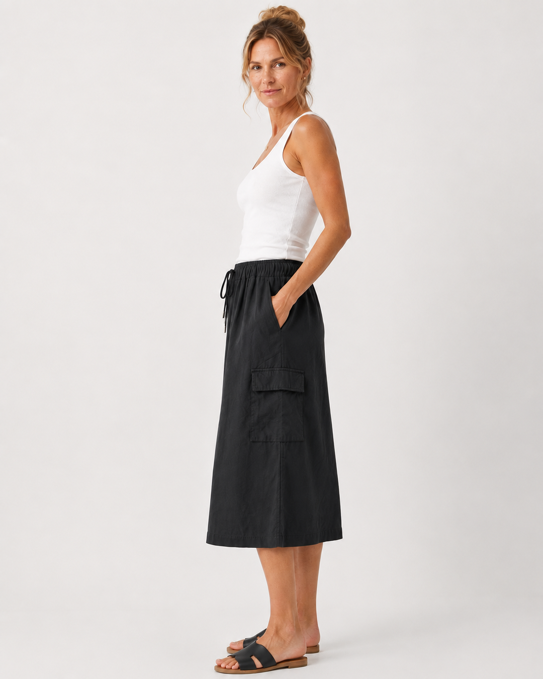 Souad Cargo Midi Skirt