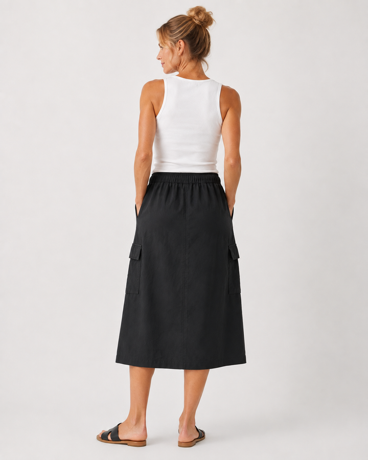 Souad Cargo Midi Skirt