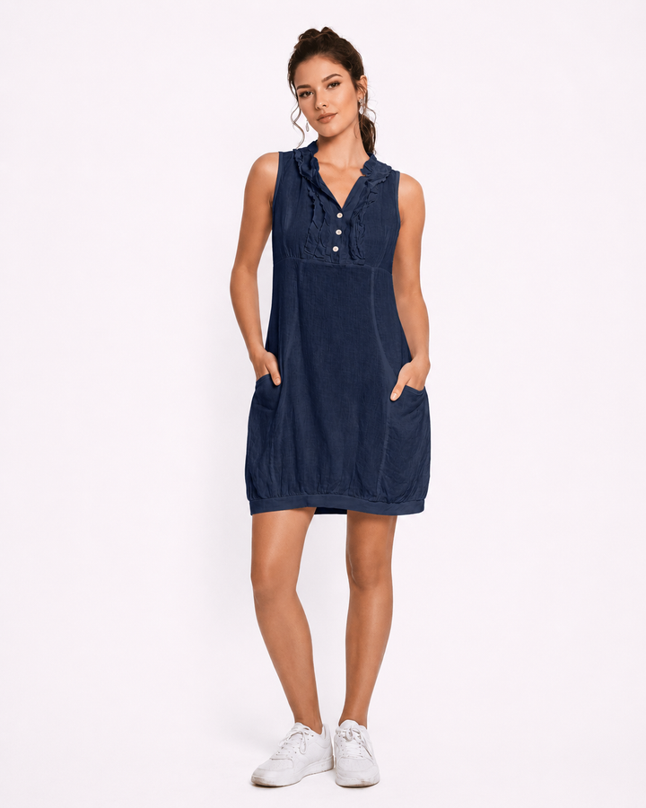 The Effortless Ruffle Pocket Dress